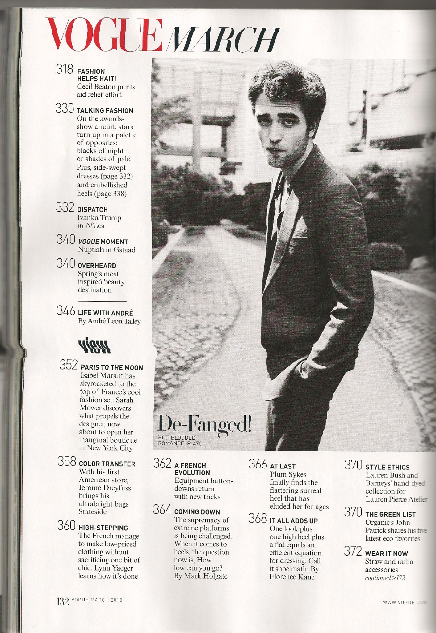 Robert Pattinson in Gorgeous New Vogue Magazine Photoshoot | twilightobsession4ever